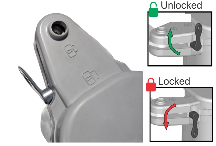 viper linear actuator manual release key