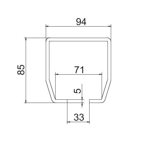 bottom catcher for cantilever front wheel